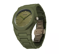 Orologio D1 Milano Military Green 40,5 mm in Policarbonato D1-PCBJ22 - D1-PCBJ22